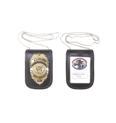 Neck Chain Badge and ID Holder